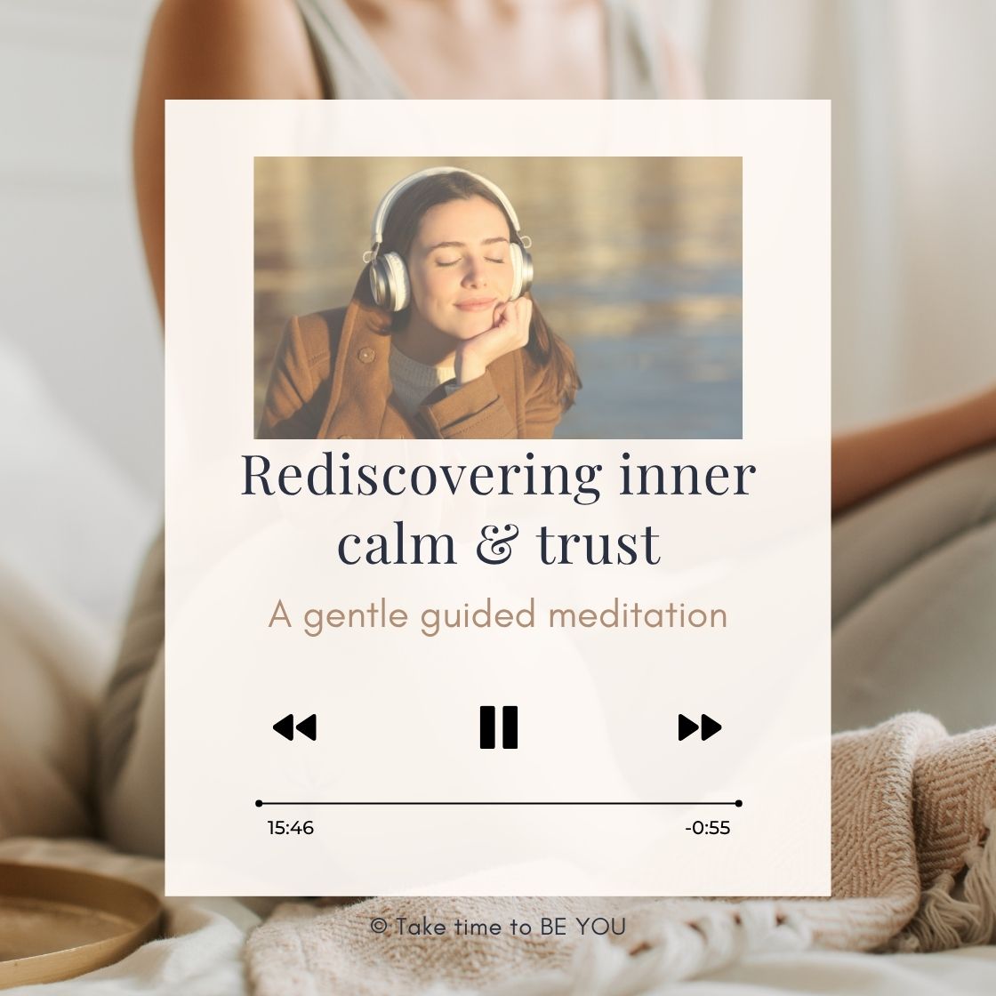 Rediscovering inner calm and trust guided meditation