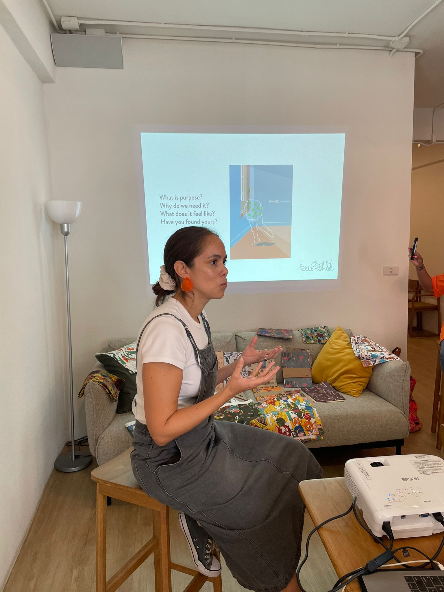 Carolina leading a Brunch with Purpose