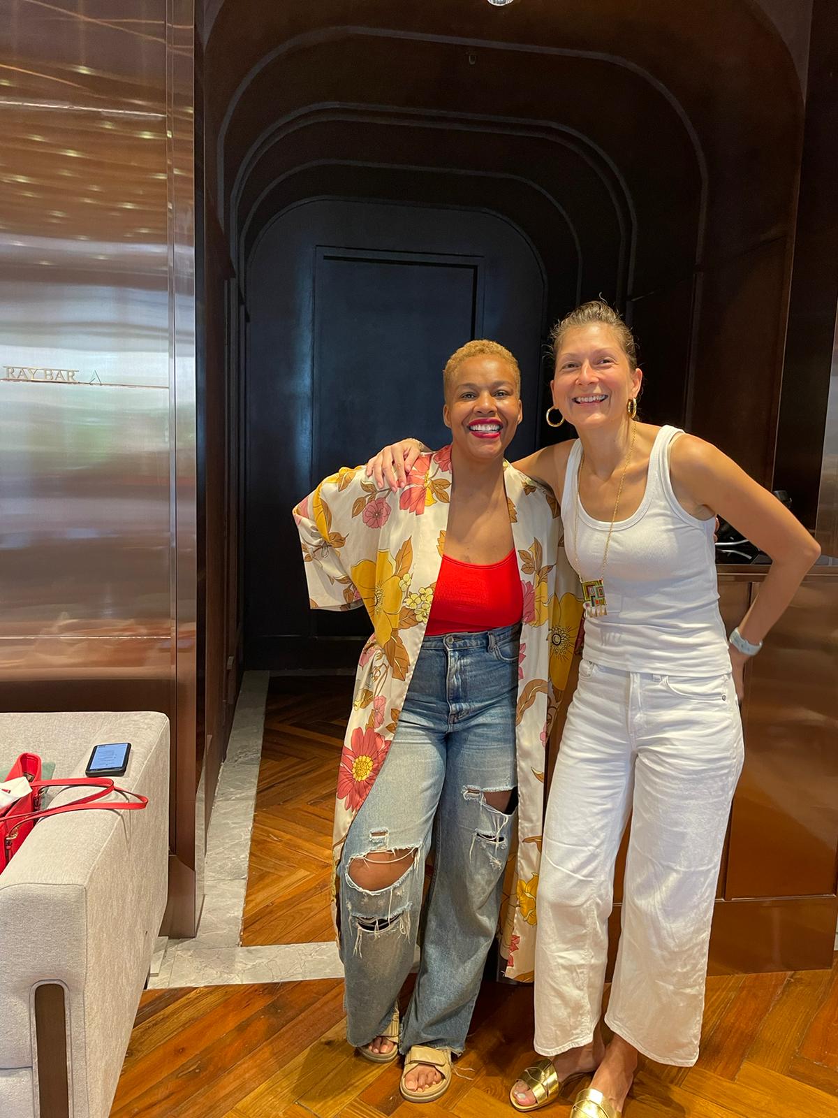 Carolina and Nicole at a Retreat with Purpose